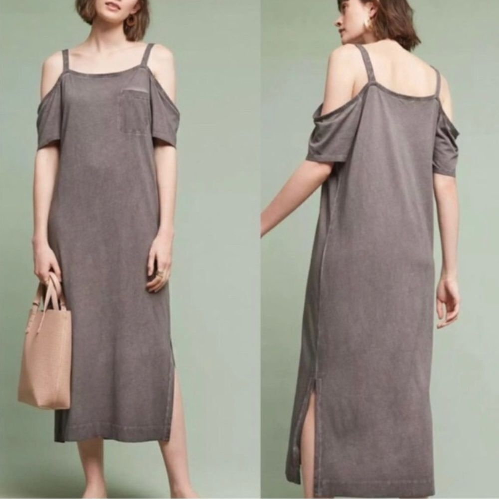 Anthropologie | Cloth and Stone Juliette Cold Shoulder Dress, Size SP